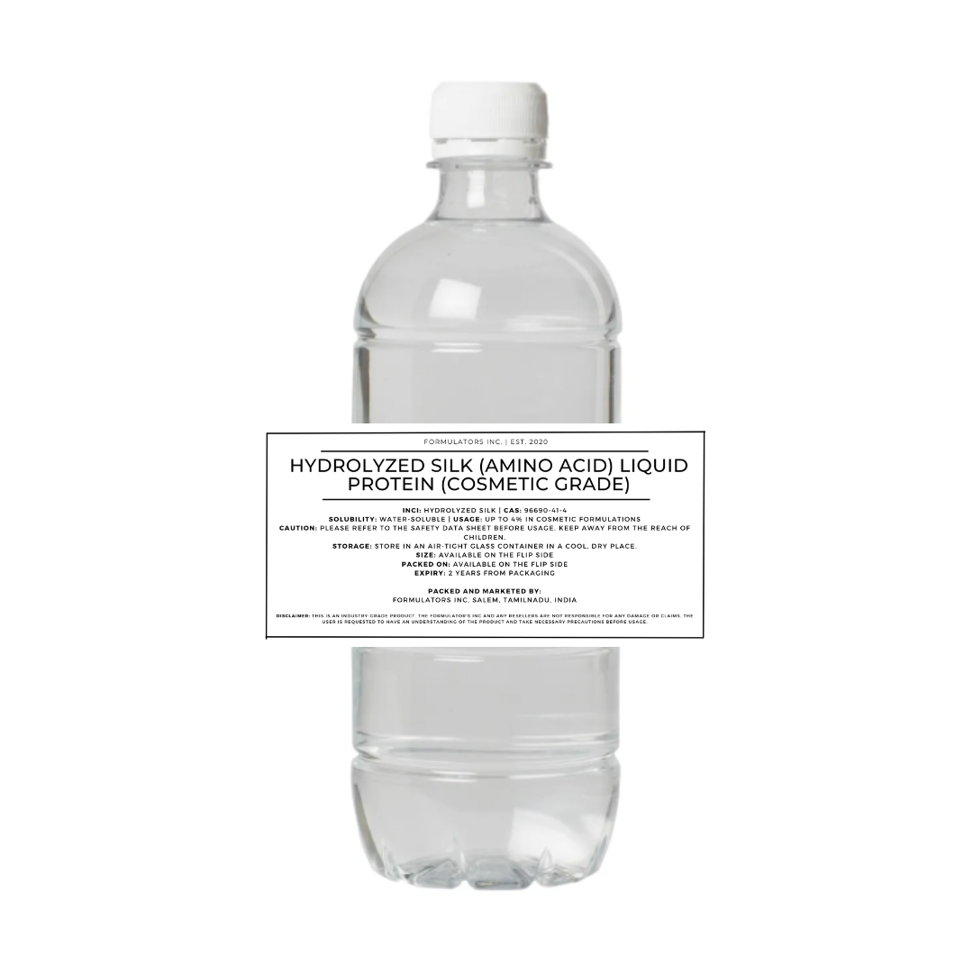 Hydrolyzed Silk (Amino Acid) Liquid Protein (Cosmetic Grade)