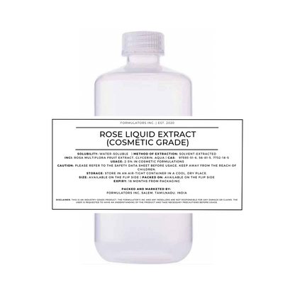 Rose Liquid Extract (Cosmetic Grade)