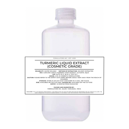 Turmeric Liquid Extract (Cosmetic Grade)