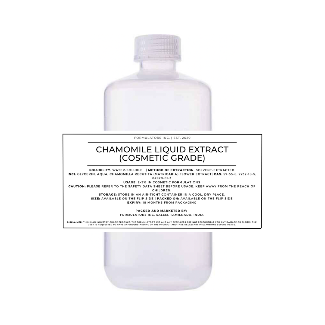 Chamomile Liquid Extract (Cosmetic Grade)