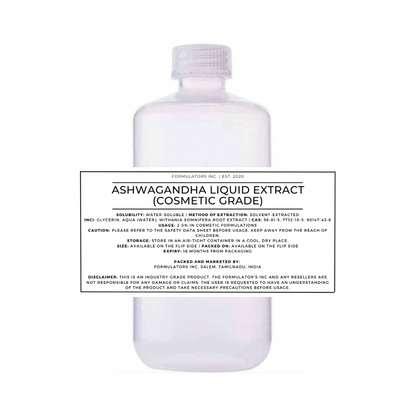 Ashwagandha Liquid Extract (Cosmetic Grade)