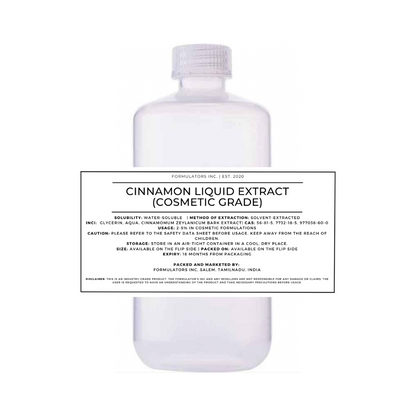 Cinnamon Liquid Extract (Cosmetic Grade)