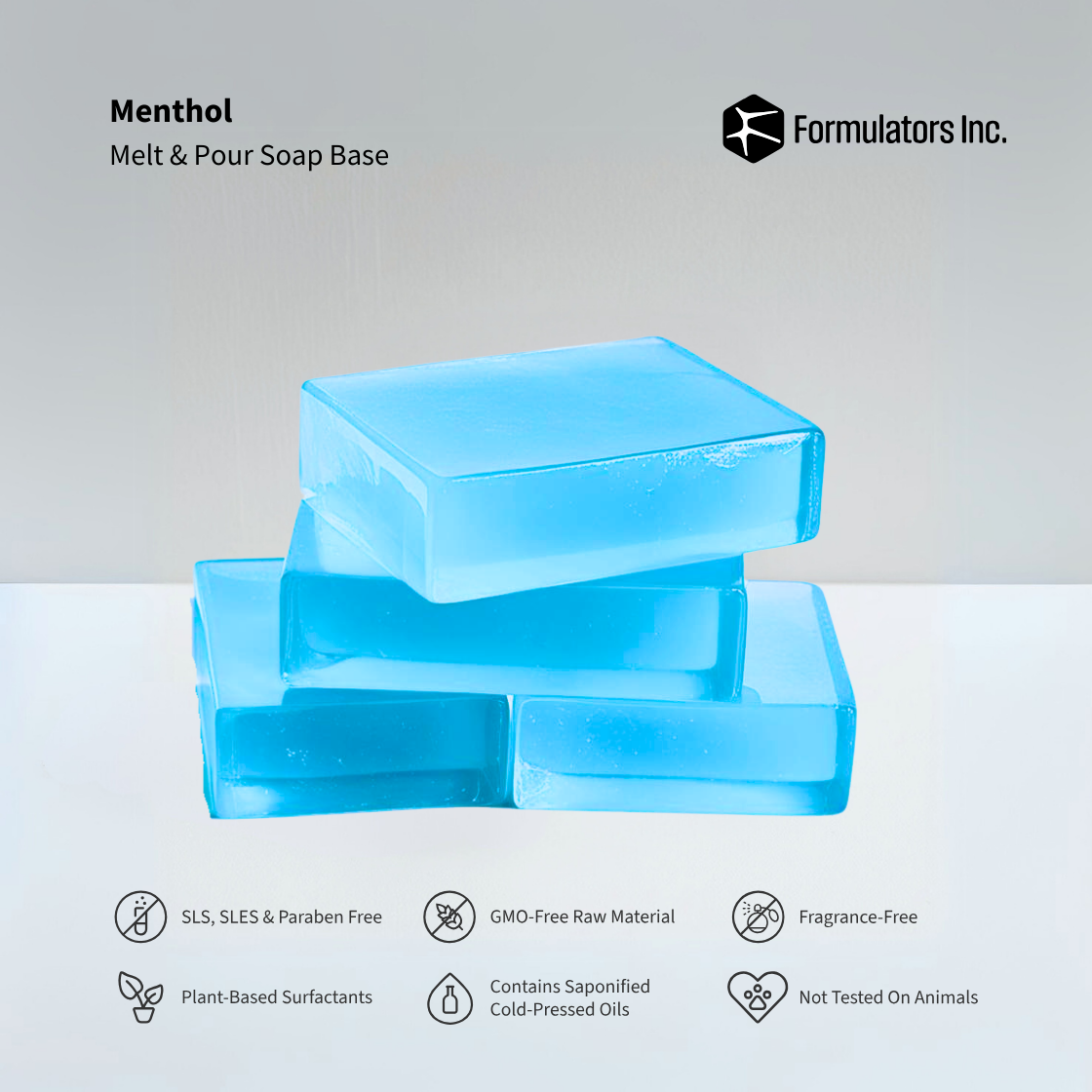 Menthol Melt And Pour Soap Base (SLS, SLES & Paraben Free)