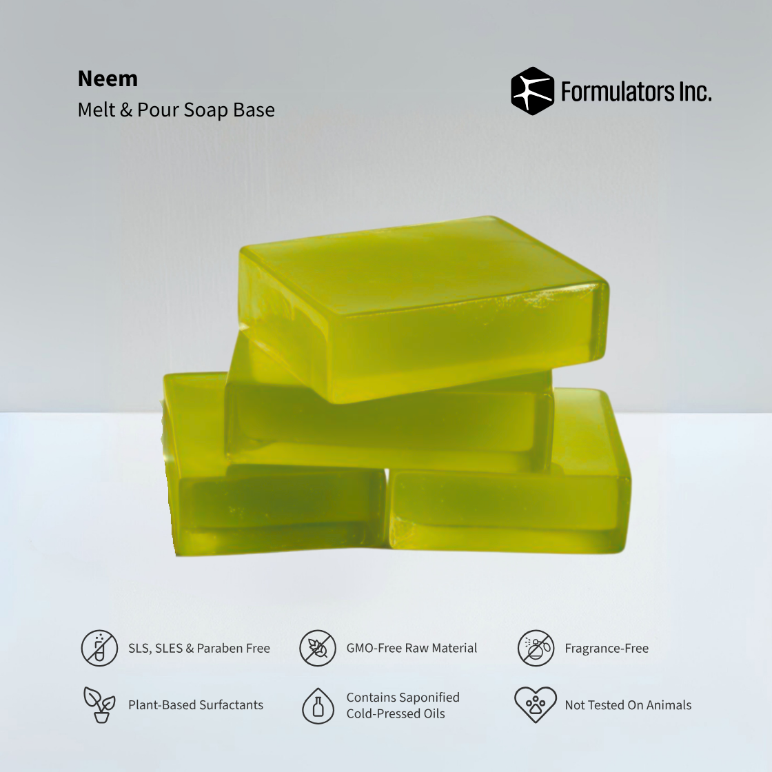 Neem Melt And Pour Soap Base (SLS, SLES & Paraben Free)