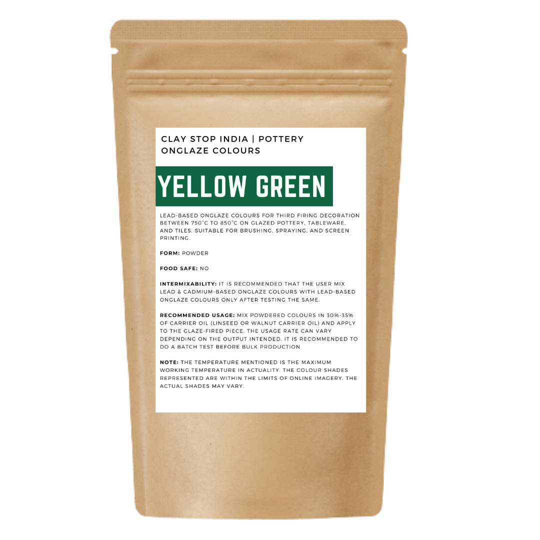 Yellow Green (Lead-Based) (Pottery Onglaze Colours)