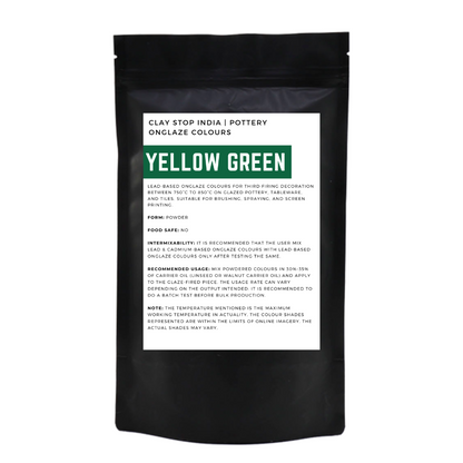 Yellow Green (Lead-Based) (Pottery Onglaze Colours)