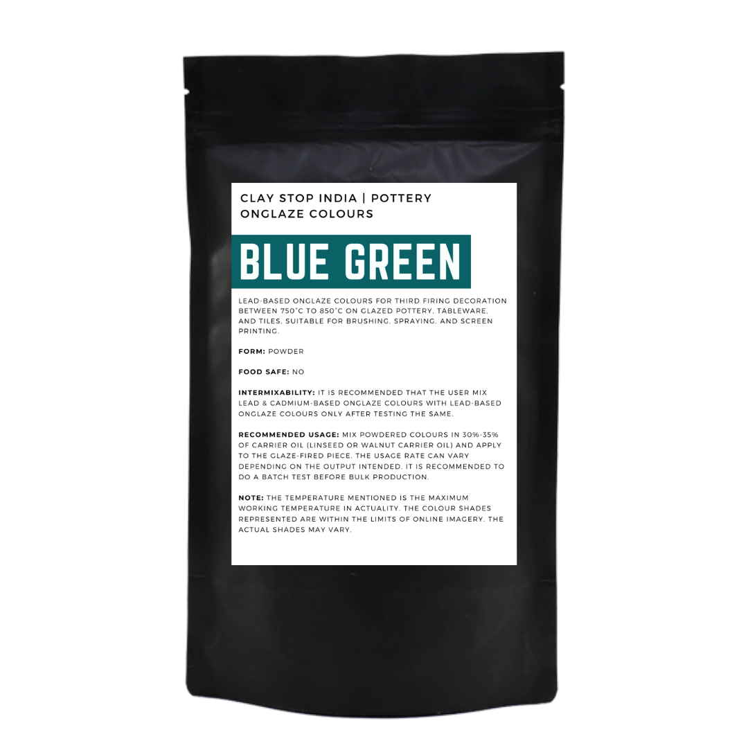 Blue Green (Lead-Based) (Pottery Onglaze Colours)