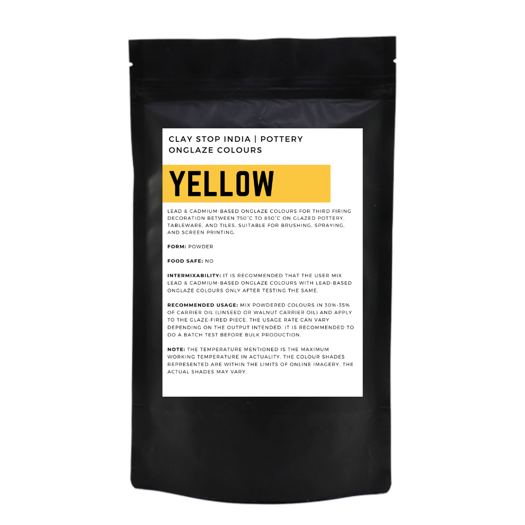 Yellow (Lead & Cadmium-Based) (Pottery Onglaze Colour)