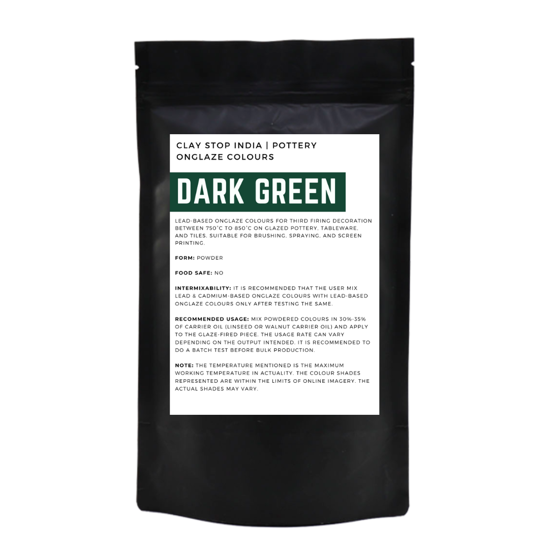 Dark Green (Lead-Based) (Pottery Onglaze Colours)