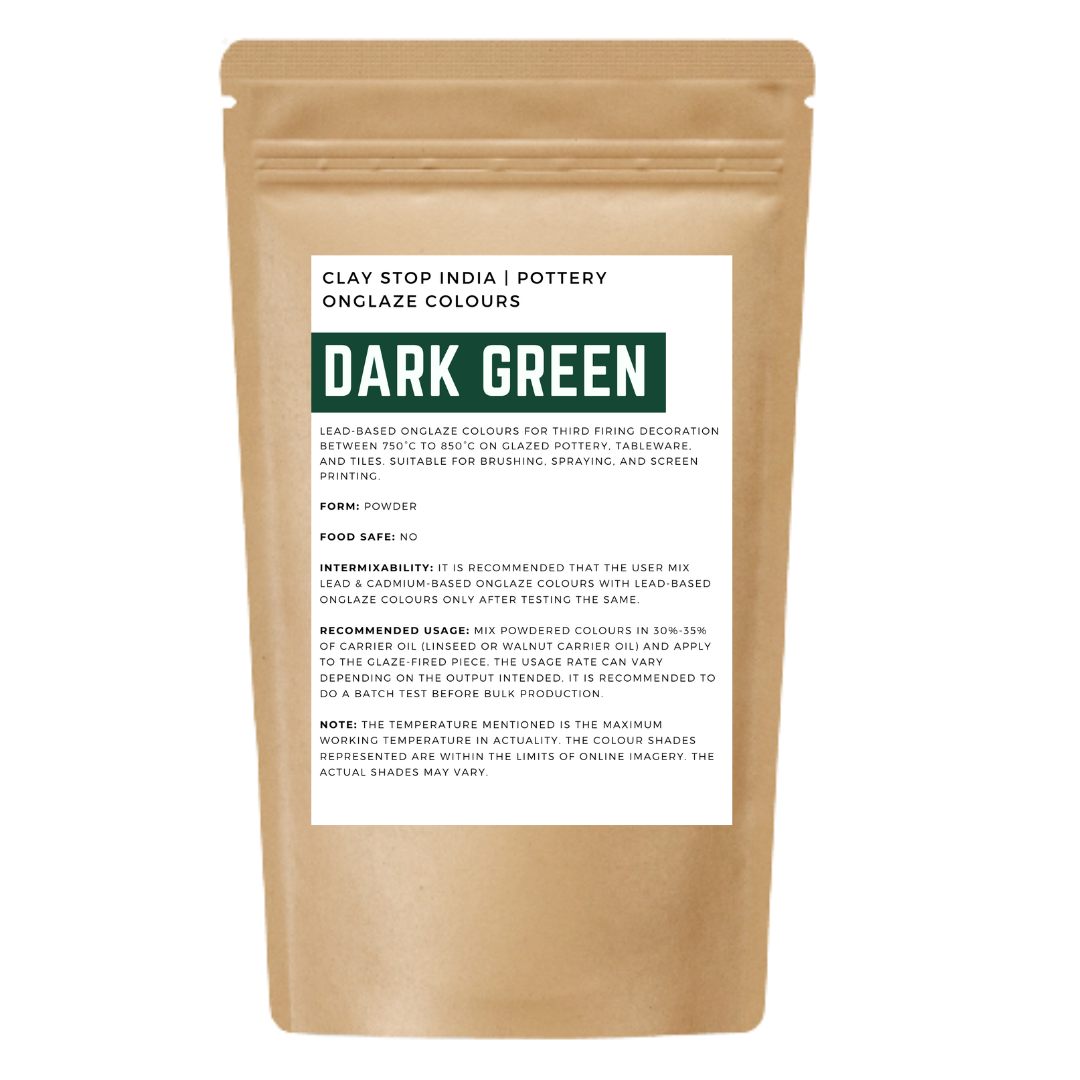 Dark Green (Lead-Based) (Pottery Onglaze Colours)