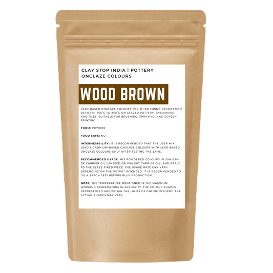 Wood Brown (Lead-Based) (Pottery Onglaze Colours)