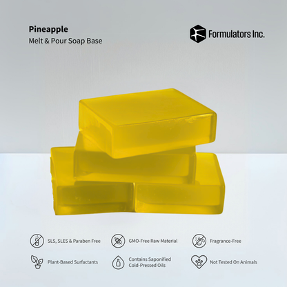 Pineapple Melt And Pour Soap Base (SLS, SLES & Paraben Free)