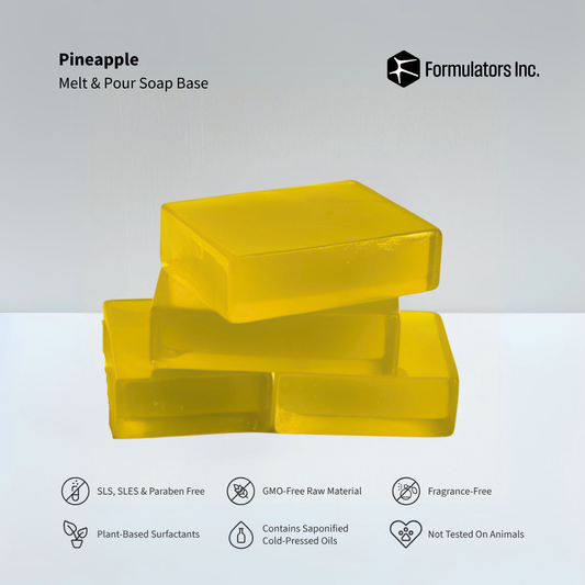 Pineapple Melt And Pour Soap Base (SLS, SLES & Paraben Free)