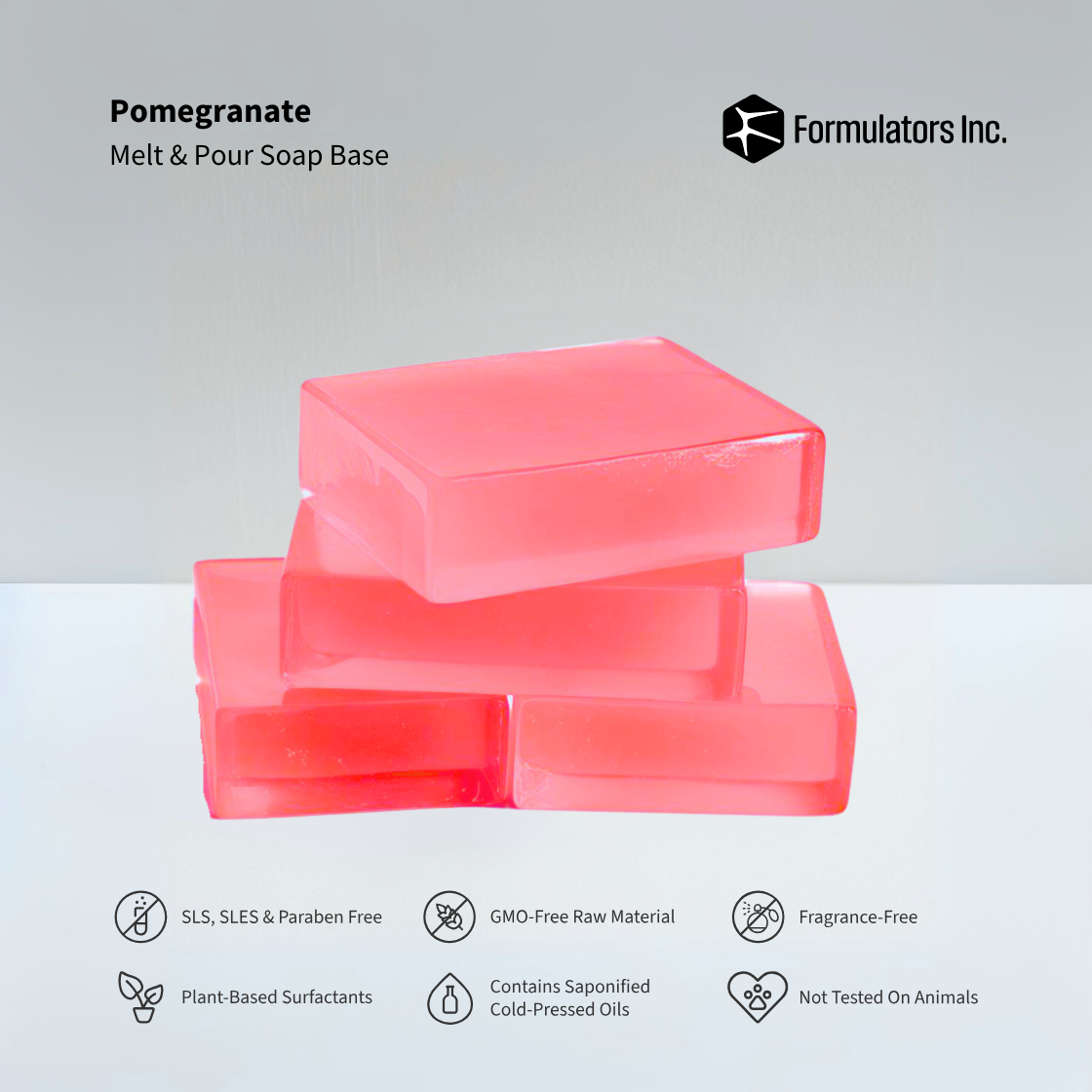 Pomegranate Melt And Pour Soap Base (SLS, SLES & Paraben Free)