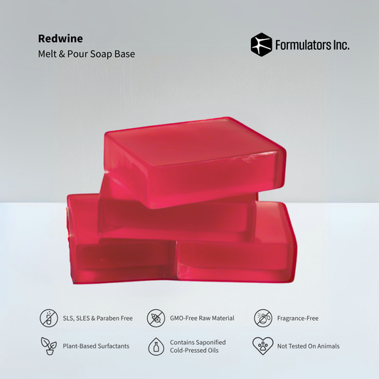 Redwine Melt And Pour Soap Base (SLS, SLES & Paraben Free)