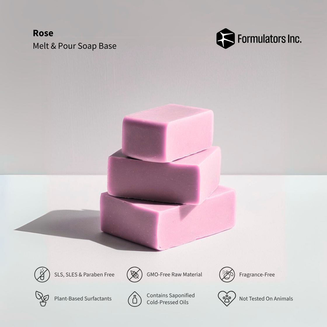 Rose Melt And Pour Soap Base (SLS, SLES & Paraben Free)