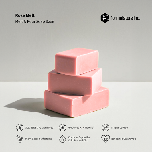 Rose Melt And Pour Soap Base (SLS, SLES & Paraben Free)