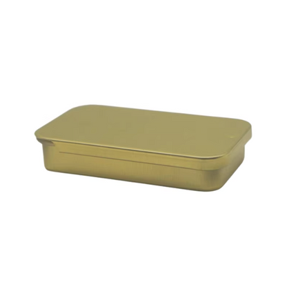 Lipbalm / Solid Perfume Sliding Tin Container (Gold)