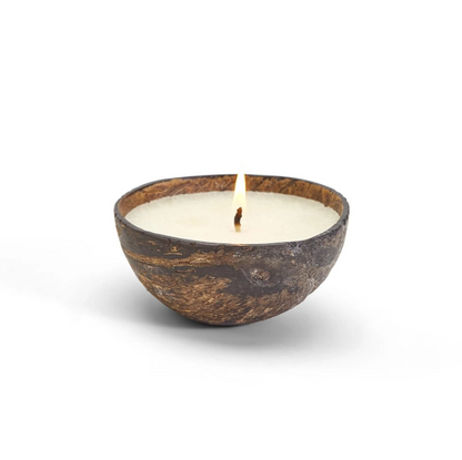 Empty Coconut Shell Candle Containers