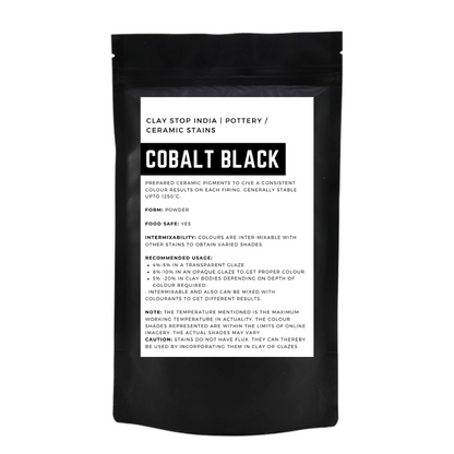 Cobalt Black (Pottery Stain)