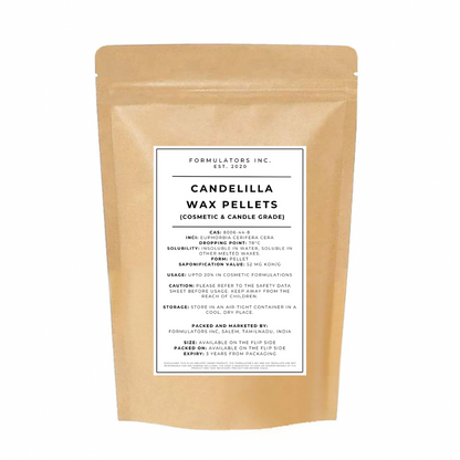 Candelilla Wax Pellets  (Cosmetic & Candle Grade)