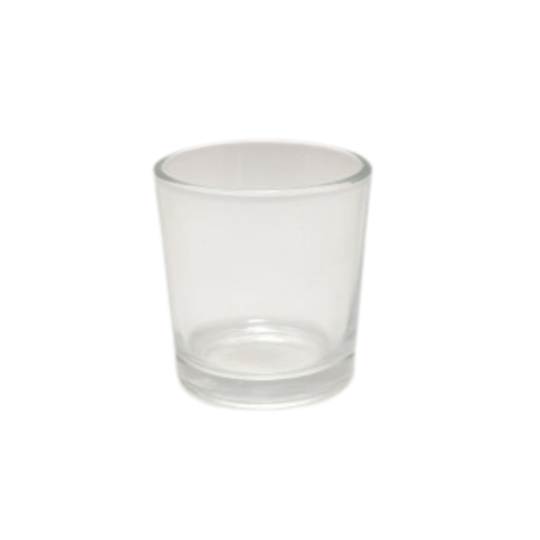 Transparent Candle Votive Glass Holder/Container - 80ml