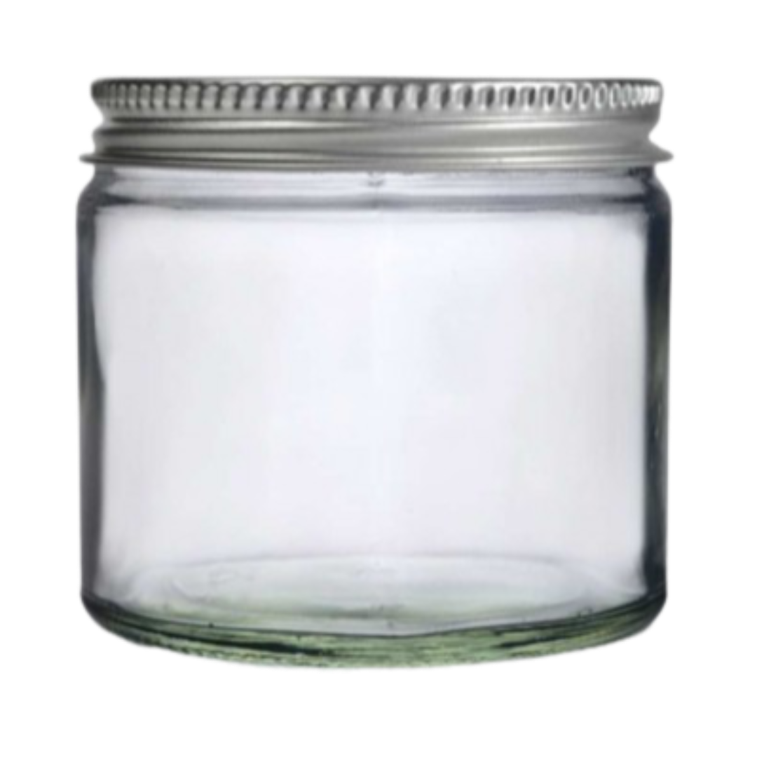 Candle Glass Jar + Aluminum Screw Cap - 250ml