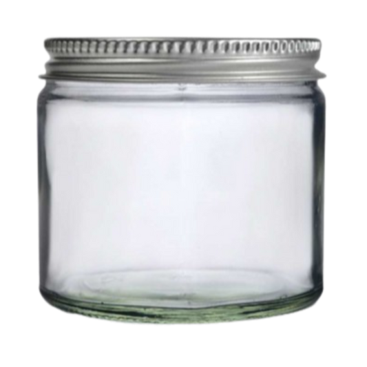 Candle Glass Jar + Aluminum Screw Cap - 250ml