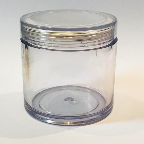 Transparent Acrylic San Jars with Inner Lid,  Cosmetic Junction