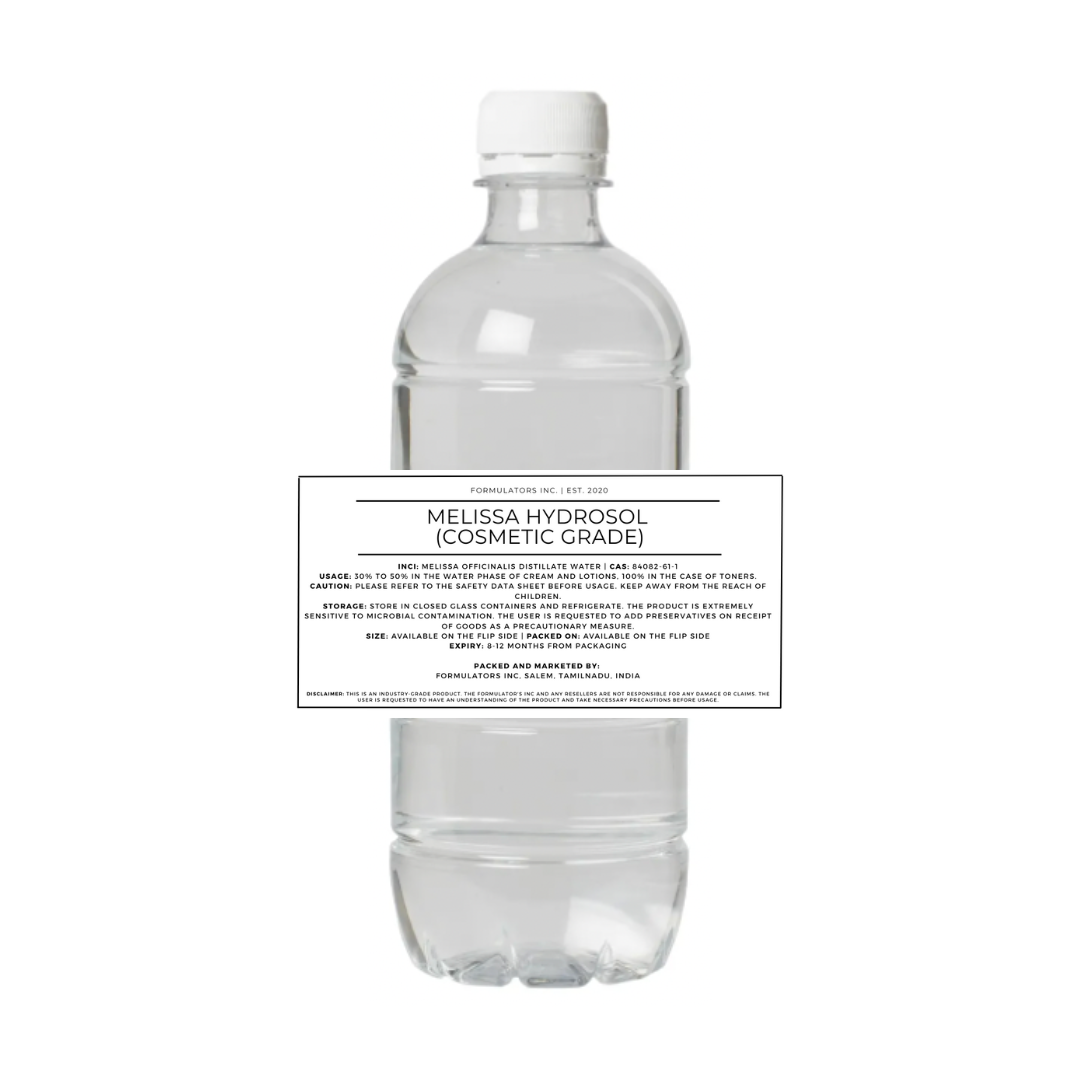 Melissa Hydrosol (Cosmetic Grade)