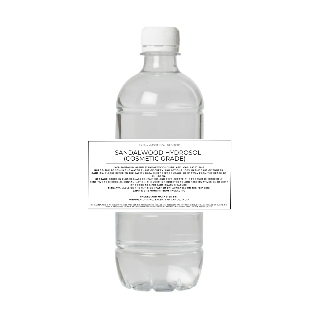 Sandalwood Hydrosol (Cosmetic Grade)