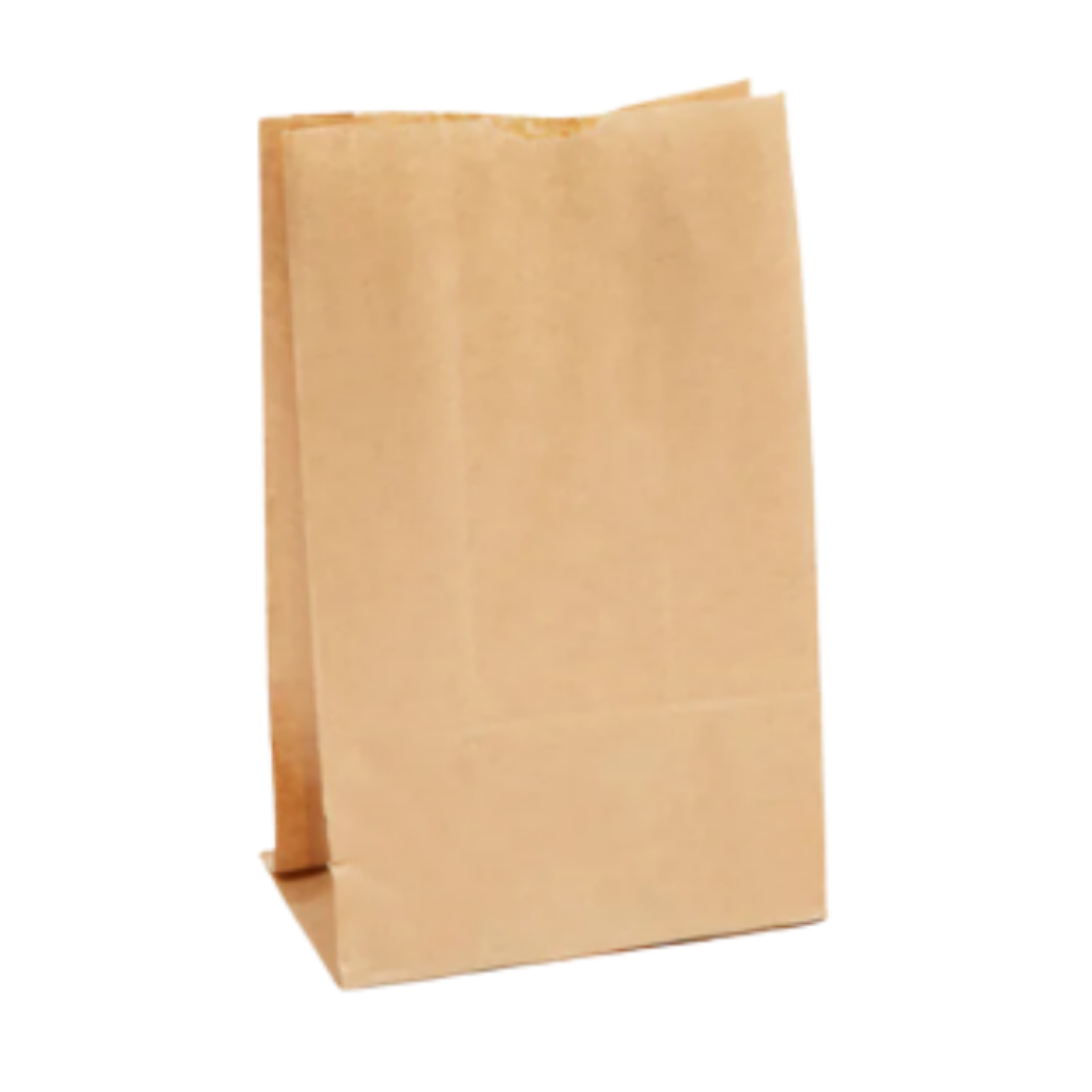 Buy Flat Bottom Kraft Paper Pouch / Grocery Bag (32.5cms*23cms*12.5cms) Online in India -The Art Connect