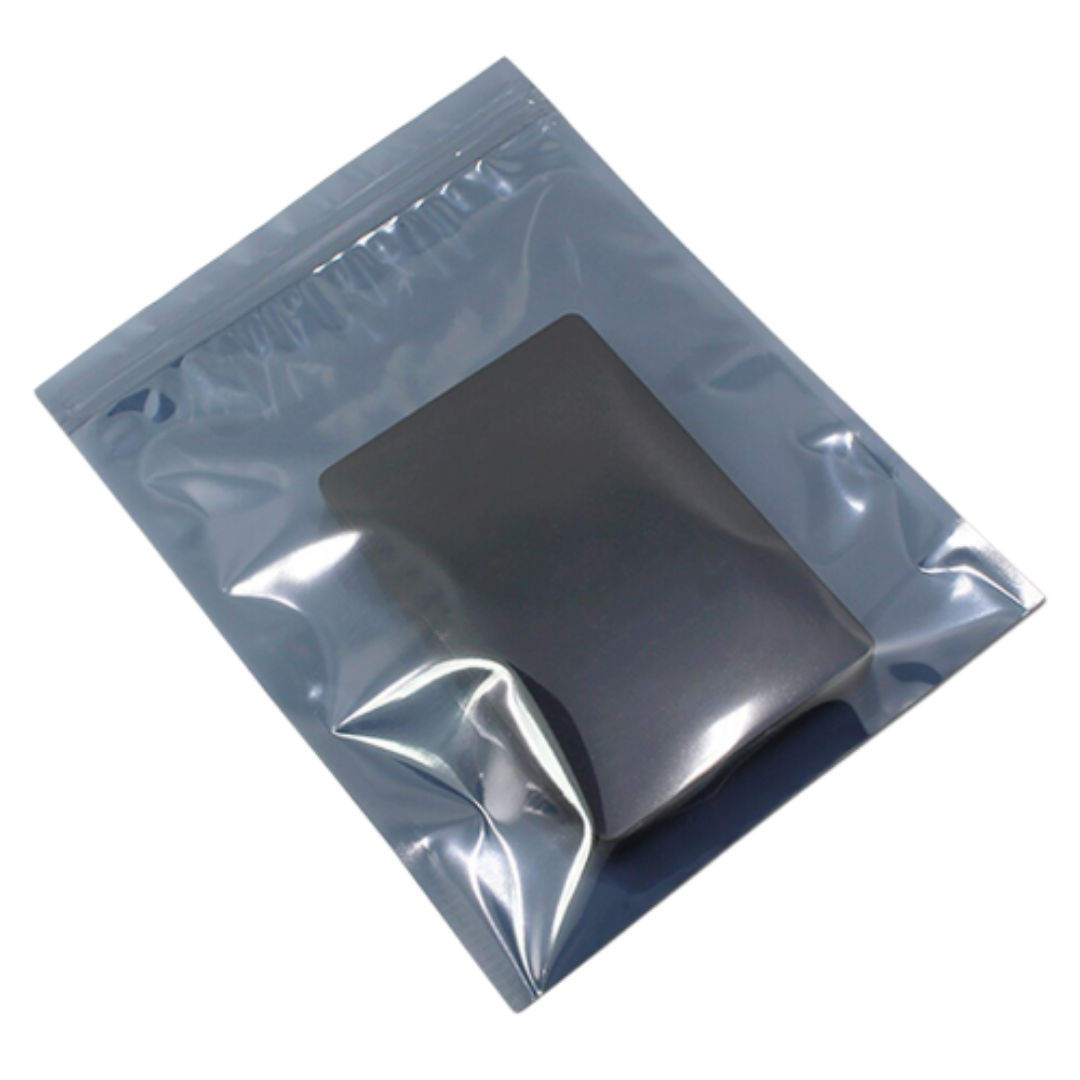 Buy Three Side Seal Anti-Static Pouches With Zipper & Hole (Suitable for Electronics Packaging) Online in India - The Art Connect