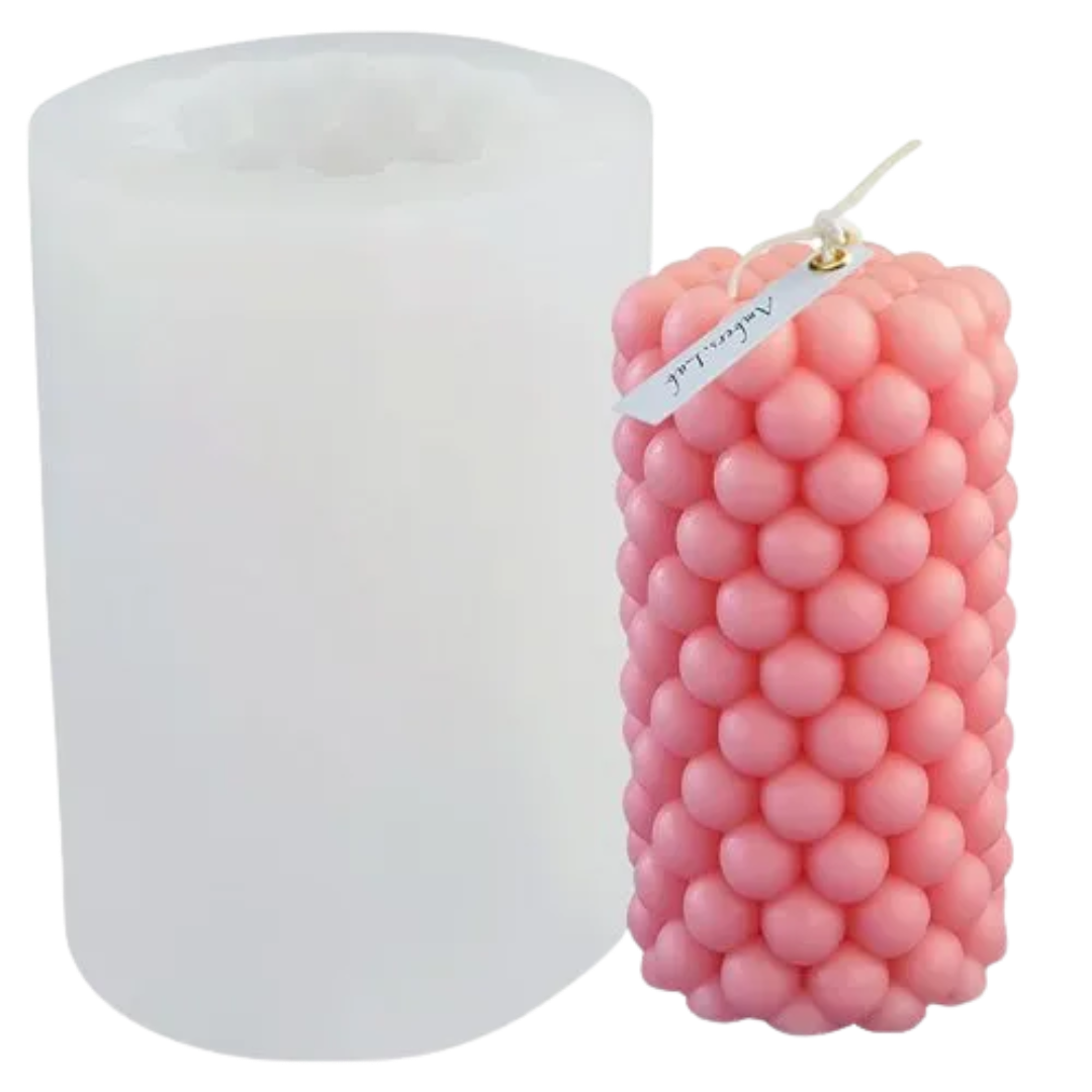 Bubble Pillar Candle Silicone Mould (Big)