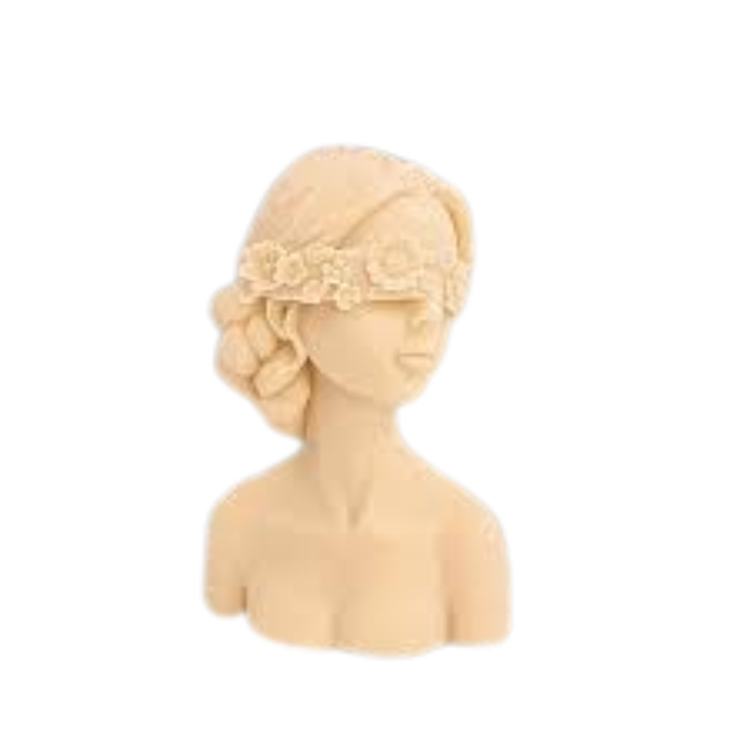 Blindfolded Girl Eyes Candle Silicone Mould