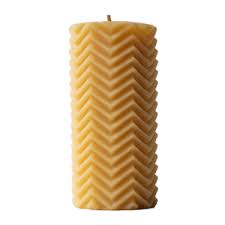 Big Zig-Zag Pillar Candle Silicone Mould