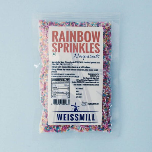 Weissmill Rainbow Sprinkles - 100gms