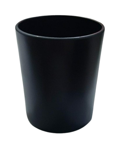 Black Candle Votive Glass Holder/Container - 80ml